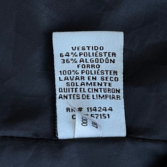 ELIZA J Shimmery Red A Line Black Floral Lace Zip Back Dress sz 2 - Picture 7 of 10